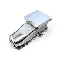 PCE300.1066.02 Drag Race Oil Pan Small Block Chevy 350 [Chrome]