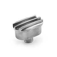 Classic Finned Oval Valve Cover Breather Cap/Grommet (Push In)