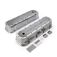 Aluminum Valve Covers Big Block Chevy 454 [Polished]