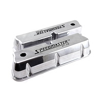 PCE314.1083.15 Ford SB 289 302 351w Polished Aluminum Black Letter Valve Covers