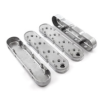 2-Piece Hidden-Coil Aluminum Valve Covers Chevy LS1/LS2/LS6, LS3, and LS7 - Polished
