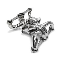 PCE316.1011.01 Block Hugger Exhaust Headers, 1-5/8 in. for Small Block Chevy [Stainless Steel]