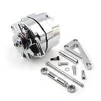 High Output 1-Wire Alternator & Bracket Kit Small Block Chevy