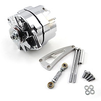 High Output 1-Wire Alternator & Bracket Kit Big Block Chevy 454