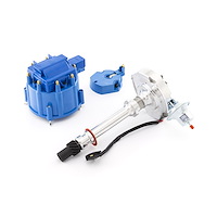 PCE376.1032.09 Chevy SBC 350 BBC 454 6000 Series 65K Coil HEI Distributor Blue Cap