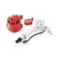PCE376.1032.11 Chevy SBC 350 BBC 454 6000 Series 65K Coil HEI Distributor Red Cap