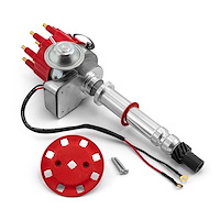 7000-Series Ready-to-Run Distributor Small Block Chevy/Big Block Chevy [Red Cap]