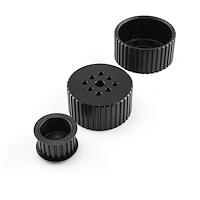PCE415.1013.02 Short Gilmer Crank Alternator and Water Pump Pulleys Only - Black