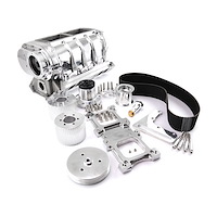 PCE460.1009 Complete 6-71 Roots Supercharger Blower Kit for Gen I Small Block Chevy Engines