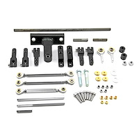 Blower/Tunnel Ram Carburetor Linkage Kit Dual 4-Barrel Carburetors (side-by-side)