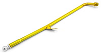 Transmission Pan Dipstick Ford C4 [Bellhousing Mount] Steel w/Gold Iridited Finish