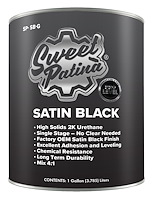 SP-SBG Pro-Level Satin Black Paint, 1 Gallon