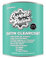 SP-SC3N1G Pro-Level Satin Clearcoat, 1 Gallon