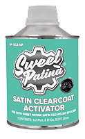 SP-SCAHP Satin Clearcoat Activator, Half Pint