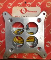 8 Degree Carburetor Wedge Plate for Circle Track, Quad Adaption C Carb [Natural Aluminum]