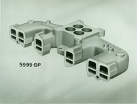 Dual Port 4-Barrel Intake Manifold for 1971-1981 AMC/Jeep 199/232/258 I6 Engines