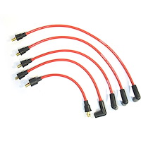 PerTronix 804412 Flame-Thrower Spark Plug Wires 4 cyl 8mm Austin/MG Red