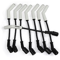 Flame-Thrower 8mm MagX2 High-Temperature Spark Plug Wires for GM LS w/White Ceramic Boot