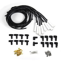 8mm Universal MagX2 Spark Plug Wires w/White Ceramic Boot