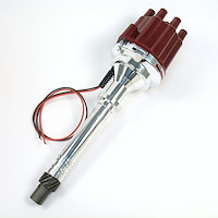 Flame-Thrower II Billet Distributor Small and Big Block Chevy