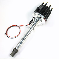 Flame-Thrower II Billet Distributor Small and Big Block Chevy