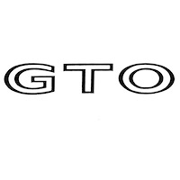 GTO Fender Decal for 1968-1973 Pontiac GTO