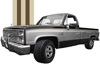 5-Band Body Stripe Kit 1984-1991 Chevy or GMC Full Size Truck