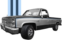 5-Band Body Stripe Kit 1984-1991 Chevy or GMC Full Size Truck