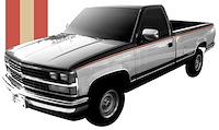 Body Stripe Kit 1988-1994 Chevy or GMC Full Size Truck
