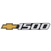 "Bowtie 1500" Door Decal for 1999-2002 Chevy 1500 Pickups