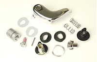 Vent Window Locking Handle Kit Fits Select 1973-1991 GM Blazer, Truck, Suburban [Right/Passenger Side] Chrome