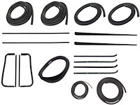CWK 1112 60 Weatherstrip Kit for 1960-1963 Chevy C10 Trucks, 1960-1963 Chevy C20 Trucks, 1960-1963 Chevy C30 Trucks