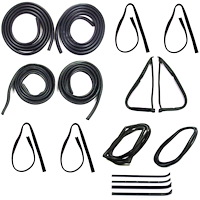 Complete Weatherstrip Kit Fits Select 1973-1979 Ford F-Series Pickup Trucks [2-Door, Standard Cab]