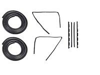 DK 1110 88 Front Door Weatherstrip Seal Kit Fits Select 1988-2002 GM Trucks, Suburban, Tahoe, Yukon