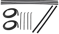 DK 1111 60 PDS Door Seal Kit for 1960-1963 Chevy C10 Trucks, 1960-1963 Chevy C20 Trucks, 1960-1963 Chevy C30 Trucks