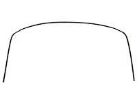 WFS F3456 Windshield Molding for 2012-2017 Nissan NV1500, 2012-2017 Nissan NV2500, 2015-2015 Nissan NV2500, 12-17 Nissan NV3500