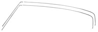 Complete Roof Drip Molding Set 1970-72 Buick Skylark