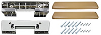 AK15SD Armrest Base/Pad Kit, Front, 1965-67 A-Body