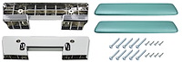 AK15TQ Armrest Base/Pad Kit, Front, 1965-67 A-Body