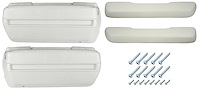 AK16WH Armrest Base/Pad Kit, Front, 1968-72 A-Body