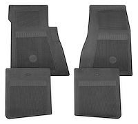 FLOOR MAT SET BLACK