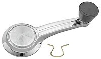Handle Window Crank 1967 GM A Body/Riviera Black Knob