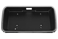 License Plate Pocket-Rear for 1978-1988 Chevy El Camino [Black]