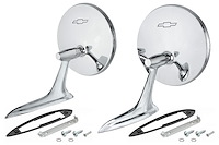PPR1103-PR Outside Door Mirror for 1964-1965 Chevy Chevelle, El Camino