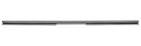 BUMPER IMP STRIP FRNT BLK