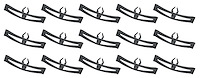 RP00634 Clips, Hood to Cowl Seal, 1968-69 A-Body, Steel