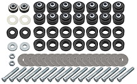 Complete Body Bushing Kit 1964-67 GM A-Body Coupe/Convertible With Hardware