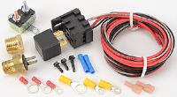 Fan-Thom II Electric Fan Relay Kit W/Thermostat Protection SPST 40 Amp Relay
