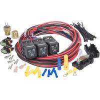 Dual Fan-Dual Activation Fan Relay Kit (3) 40 Amp Relays W/Base