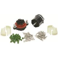 Waterproof Bulkhead Connector Kit (1) Male, (1) Female, Terminals